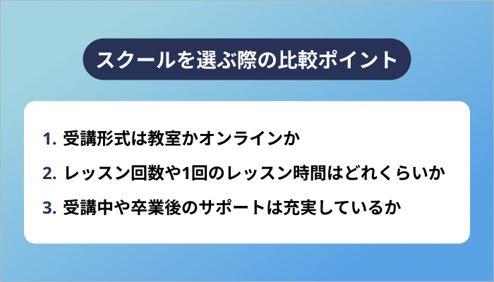 あなたに合うWebデザインスクールの選び方